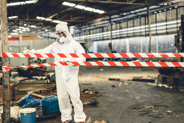 Professional Infectious Disease Decontamination technician working in Gaithersburg, MD